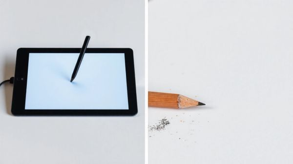 Comparaison des plus-values : doigte numérique contre doigte papier