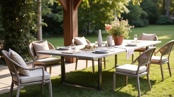 Des tables basses extérieur élégantes pour un été convivial